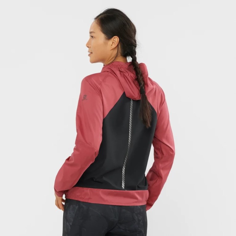 Chaquetas Shell Salomon Bonatti Cross Viento Mujer Rojos | MX OPRF472